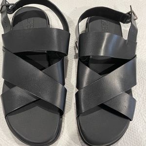 Zara Leather Sandals for Men $30 Size 45